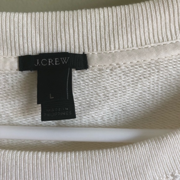 J. Crew Eyelet Sweatshirt NEW - Picture 6 of 8